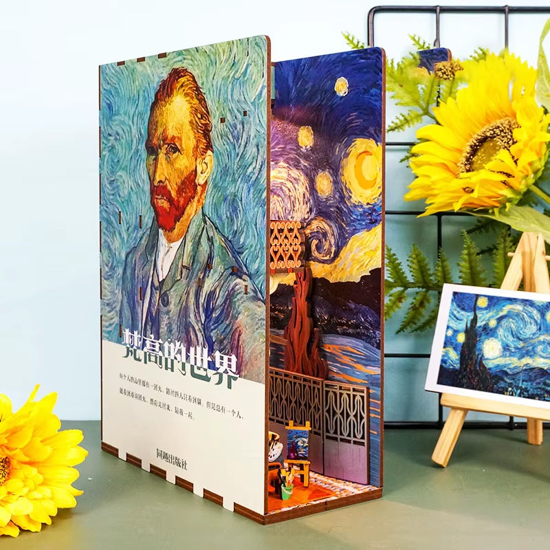 Diy Book Nook Kit | Van Gogh's Dream